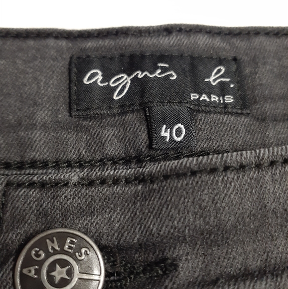 Agnis b jeans. Paris. Black. euro size 40, US 14 - Picture 3 of 9
